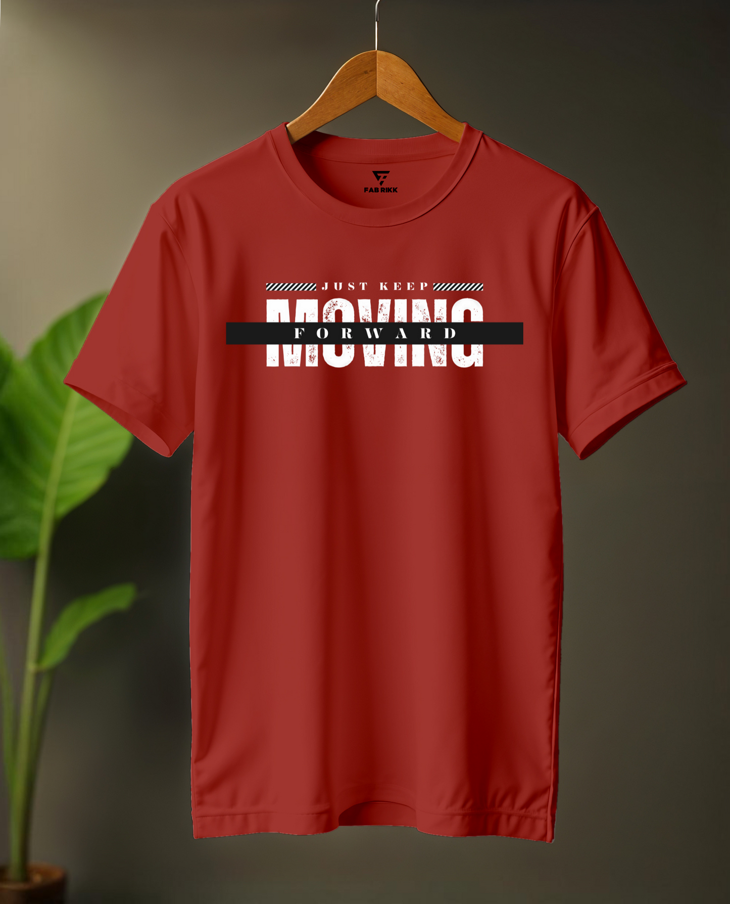 Just Keep Moving Forward | Positive Quotes | Classic Premium Tees