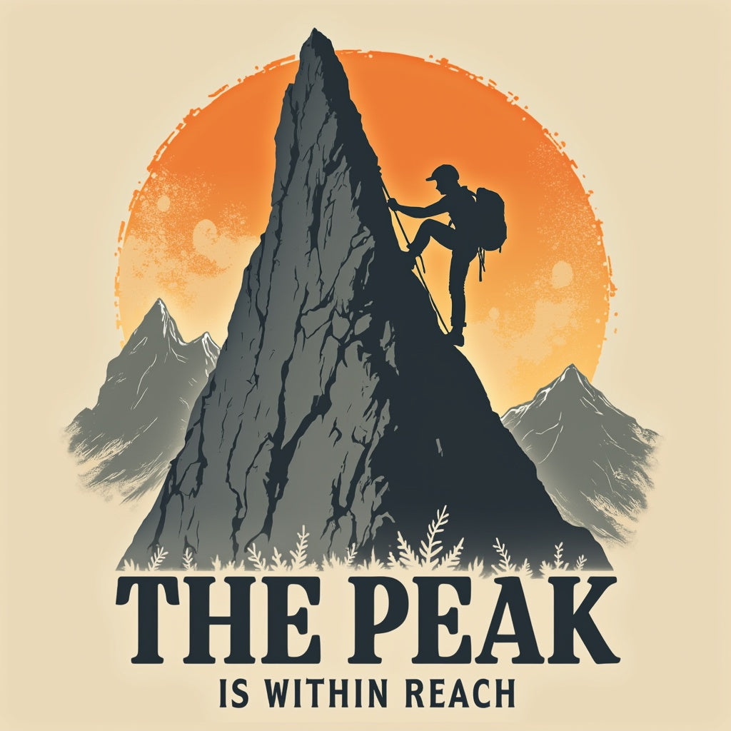 The Peak Is Within Reach | Classic Tees | Premium Cotton